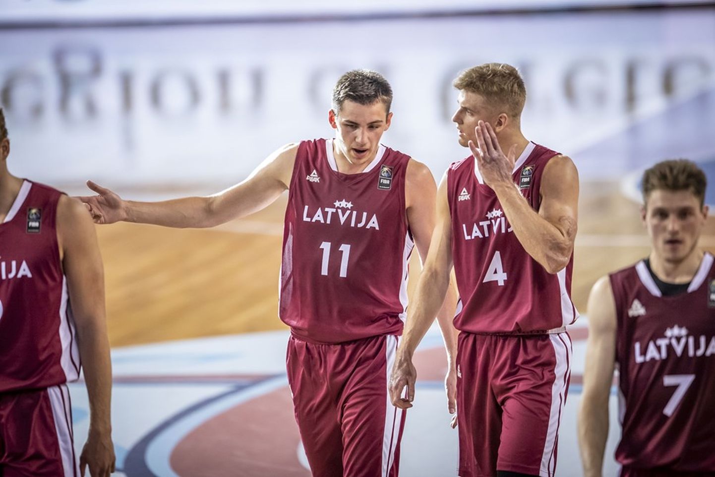 Latvijas U-19 izlases basketbolisti