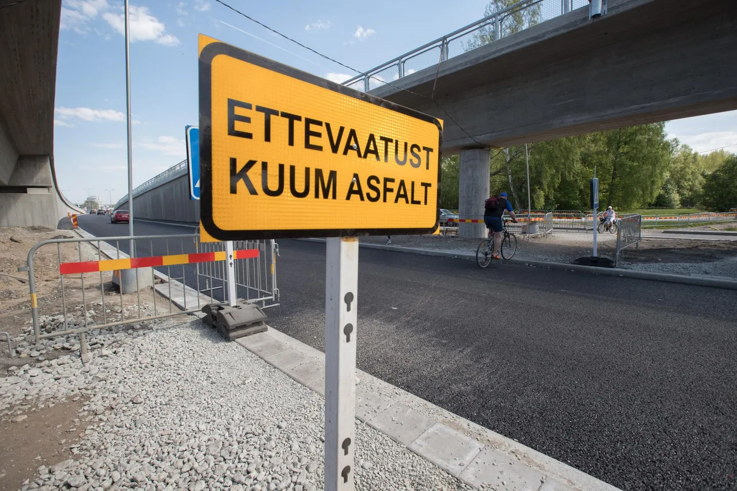 Haabersti viadukti tee-ehitus.