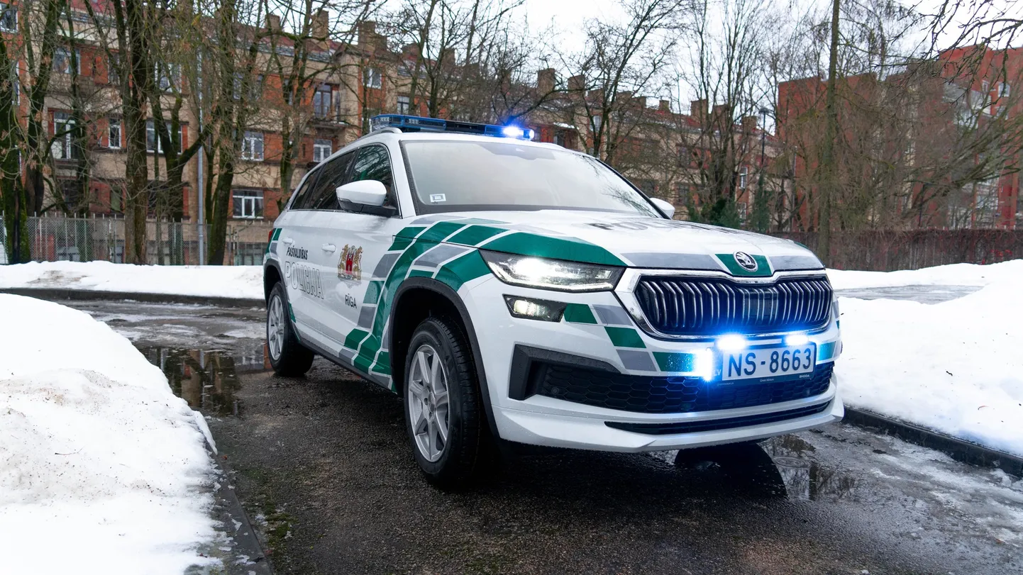 Автомобиль муниципальной полиции Риги