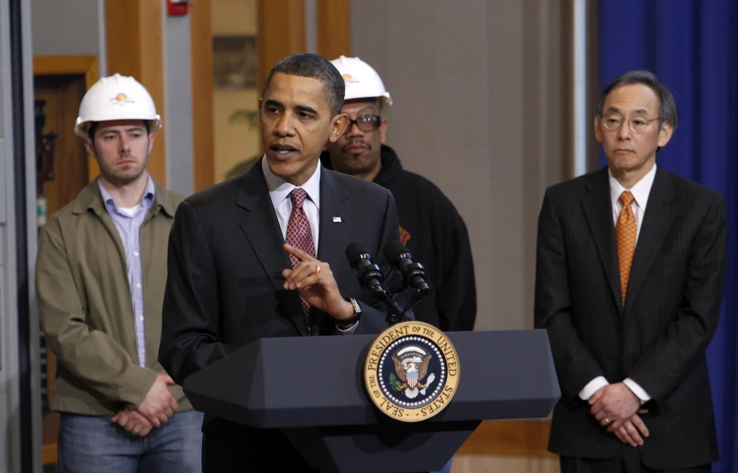 Barack Obama eile Marylandi osariigis.