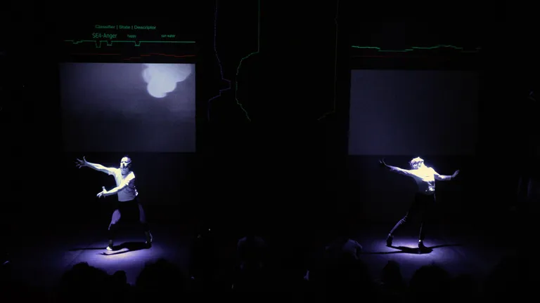 Neuroteatri lavastus «Demultiplexia» (2017).