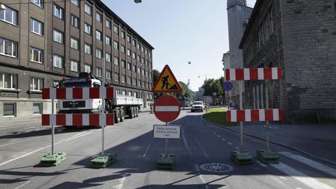 Tallinna oluline liiklussoon suletakse remondi ajaks täielikult