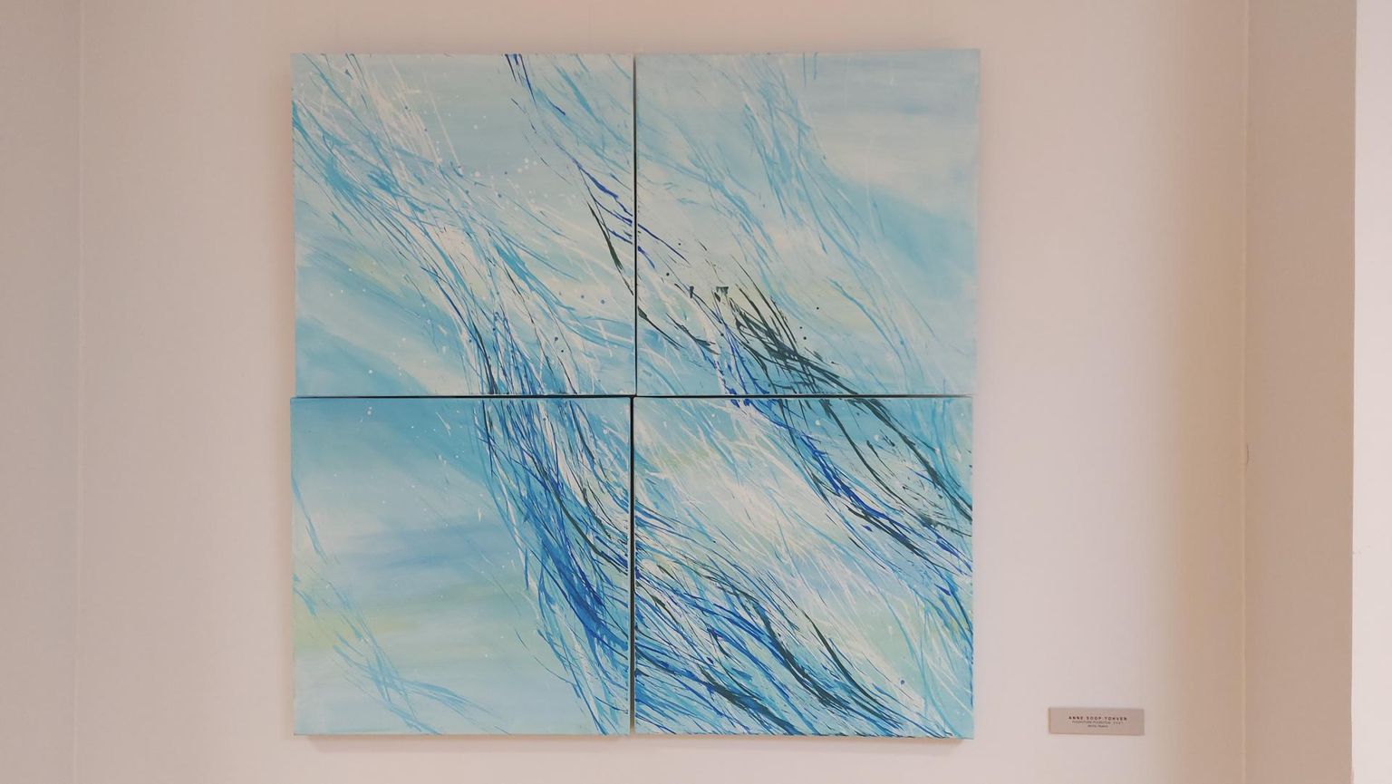 Näitusel näeb Anne Soop-Tohveri maali "Puudutuse puudutus".