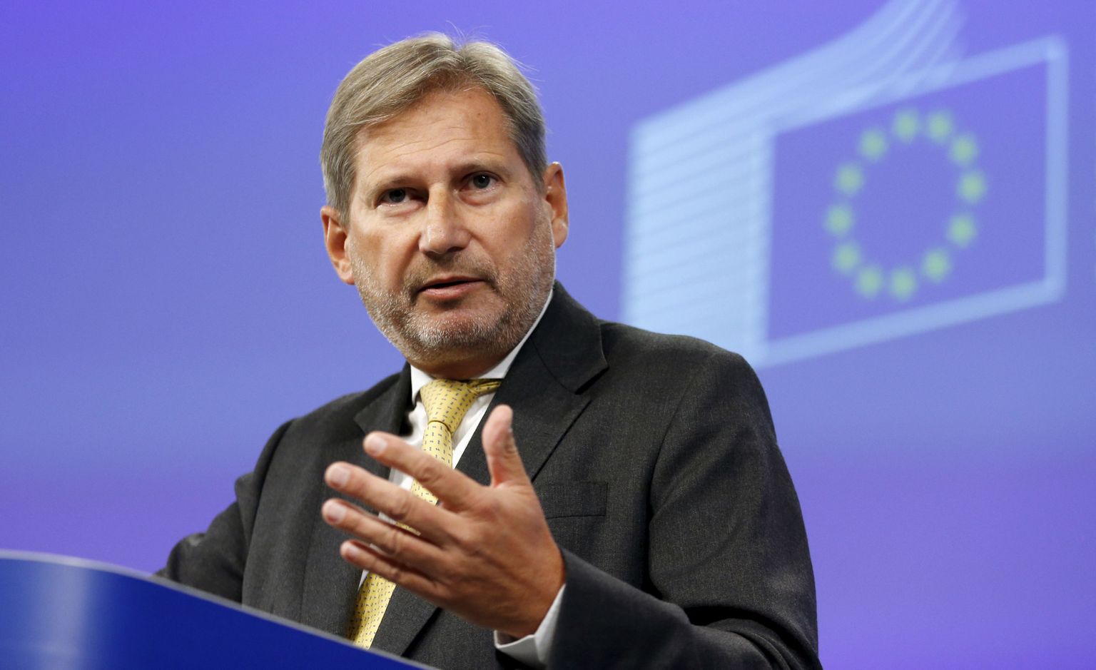 ELi laienemisvolinik Johannes Hahn.