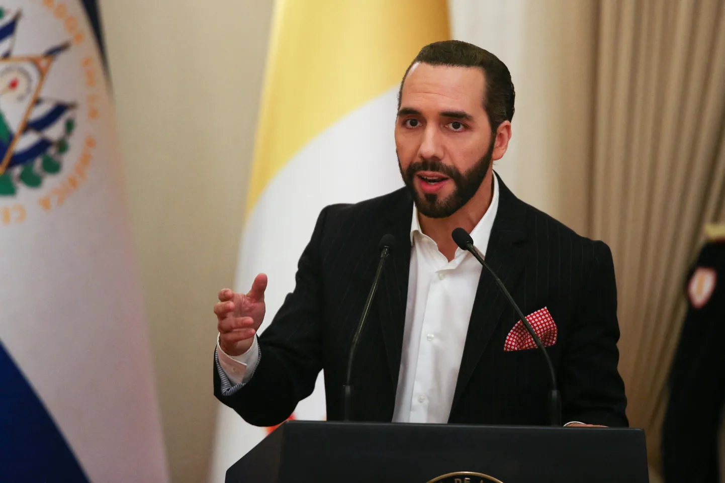 El Salvadori president Nayib Bukele.