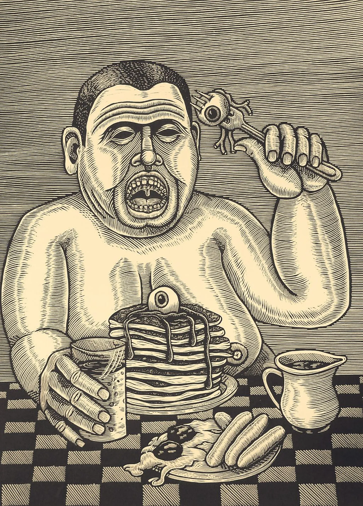 Ameerika kunstniku Tyler Krasowski loomingu näide.