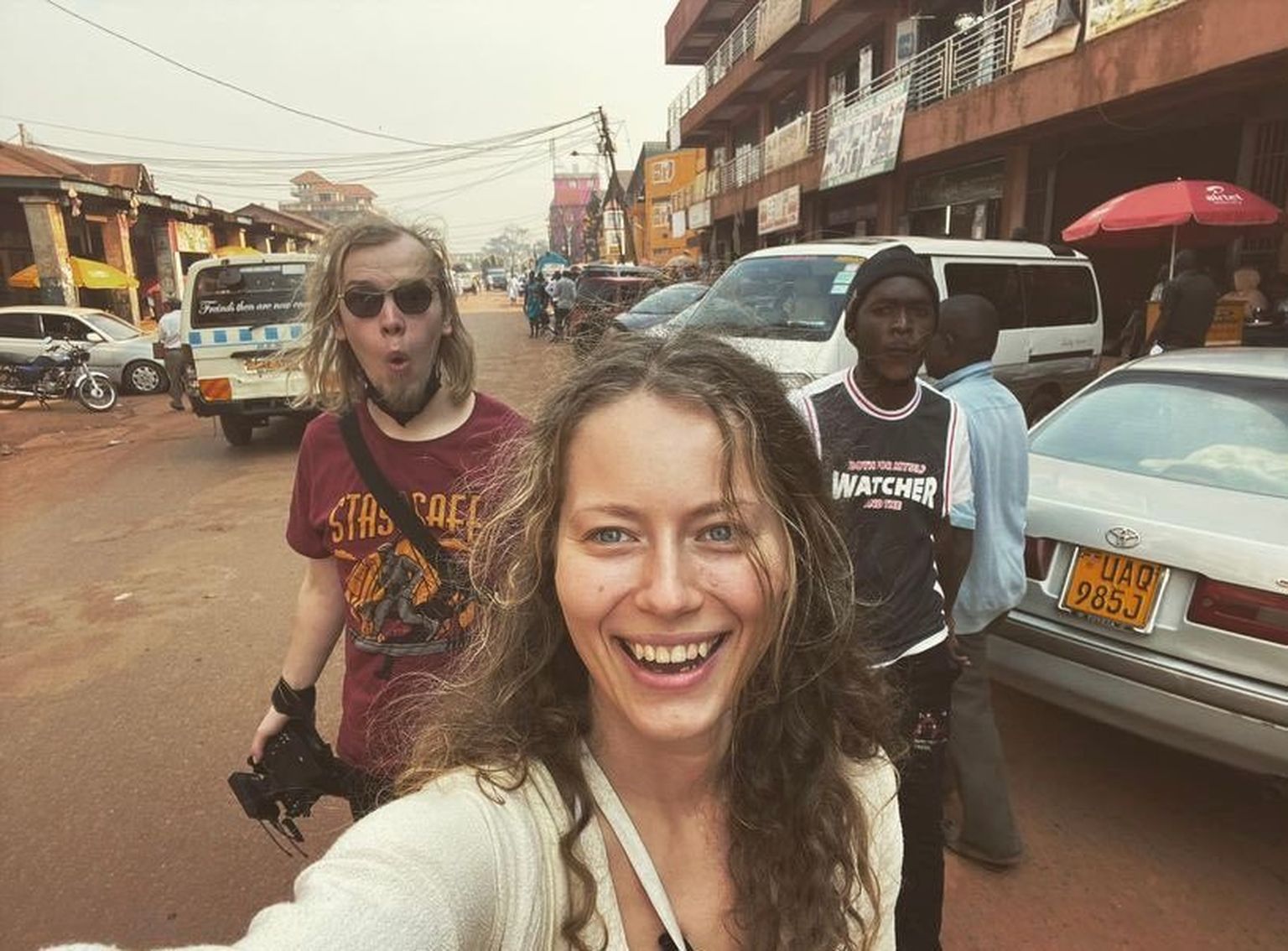 Хенесси Шмидт в Уганде.