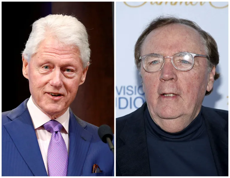 Endine USA president Bill Clinton (vasakul) ja krimikirjanik James Patterson (R)