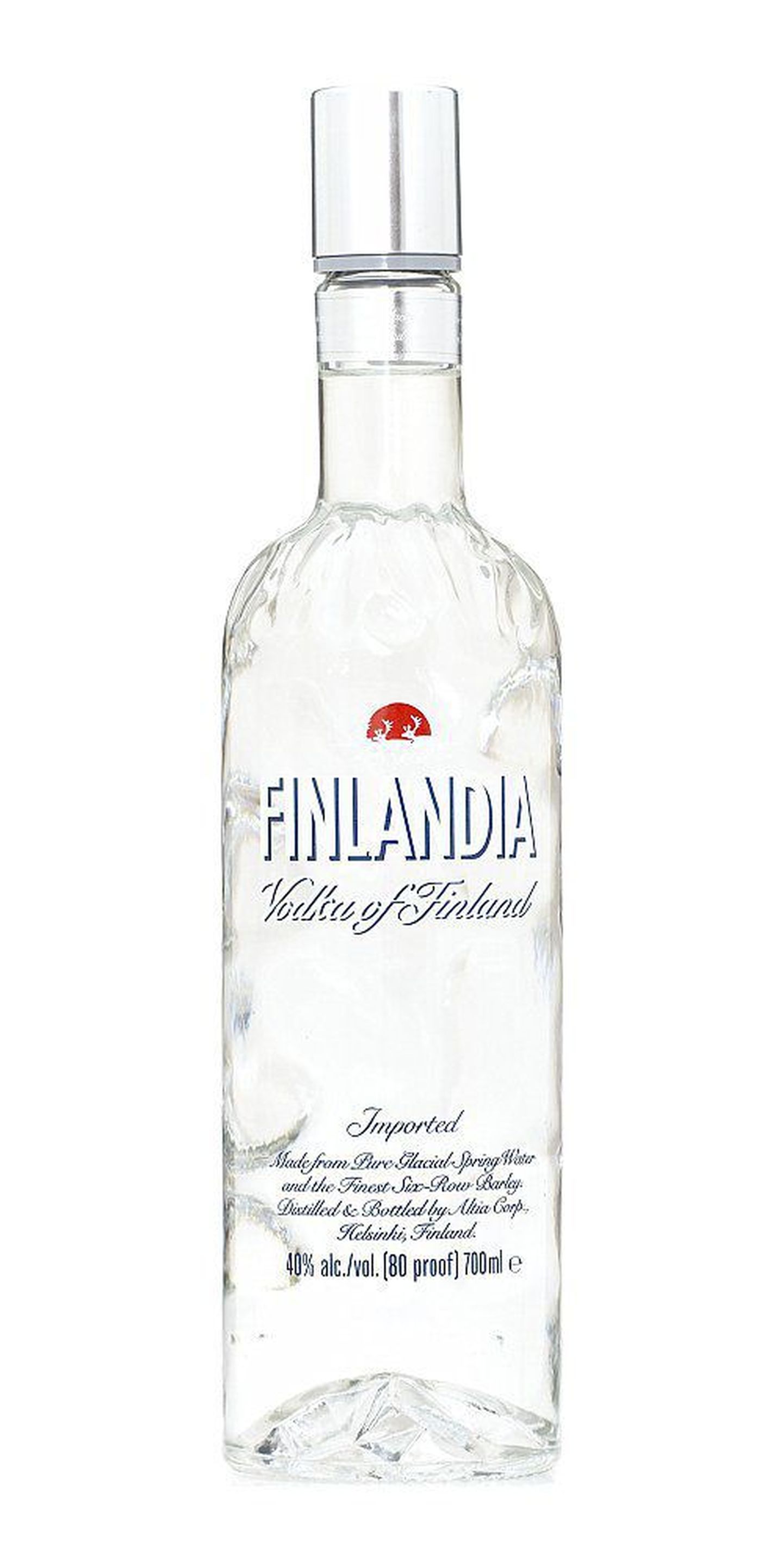 Finlandia vodka pudel