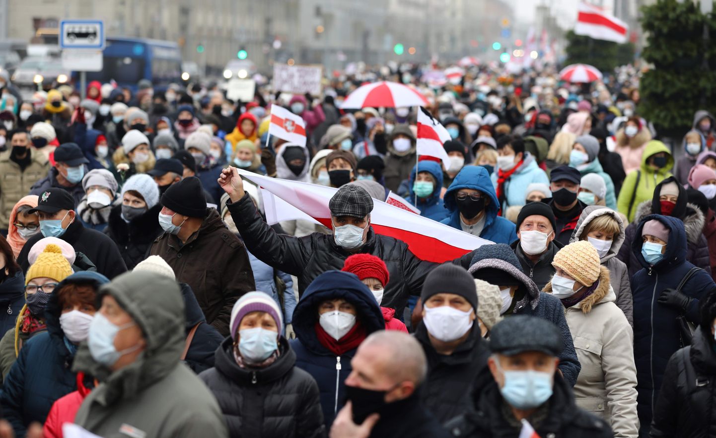 Протестующие в Минске. Фото иллюстративное.