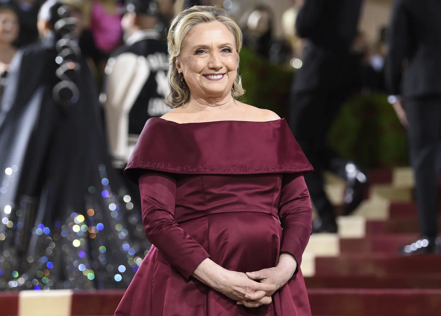 Hillary Clinton esinemas 2. mail 2022 New Yorgis Metropolitani muuseumi kostüümiinstituudi heategevusüritusel.