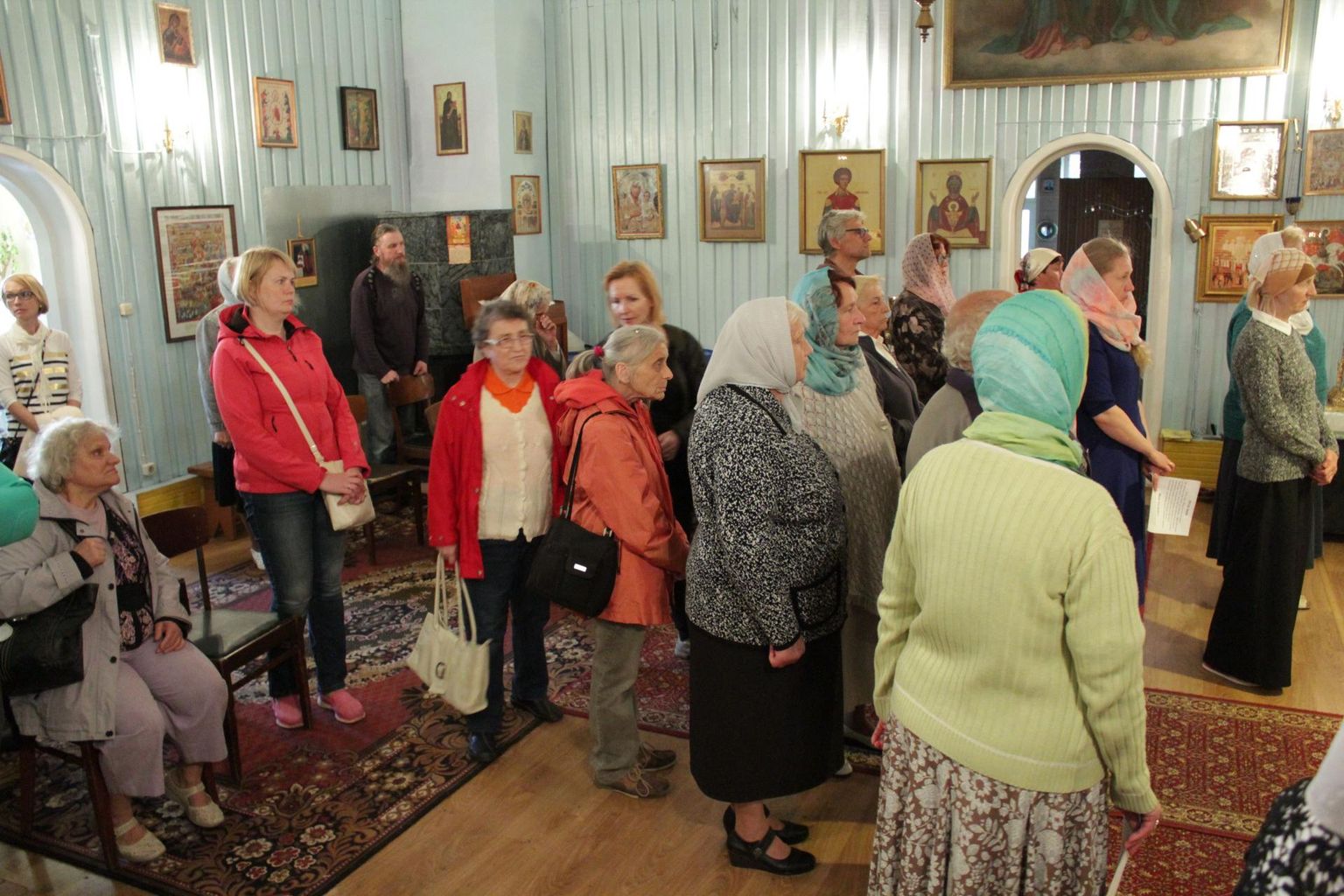 Kirikute ööl on uudistajaid jagunud ka Valga Vladimiri Jumalaema Ikooni kirikusse.
