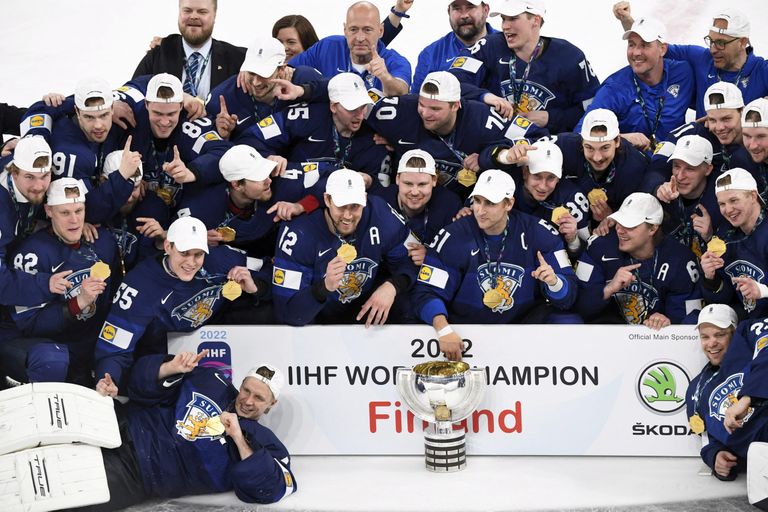 Soome jäähokikoondis võitis 29. mail 2022 Tamperes maailmameistritiitli, alistades Kanada 4:3