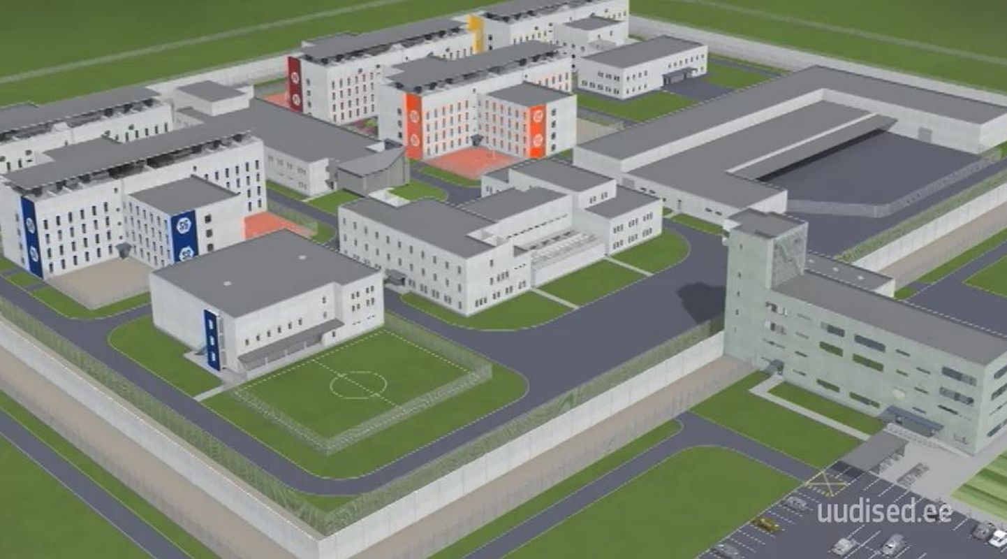 Uus Tallinna vangla hakkab mahutama 1208 kinnipeetavat