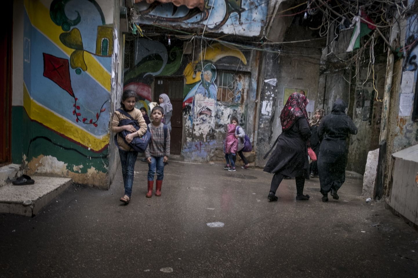Shatila palestiina põgenikelaager Beirutis.