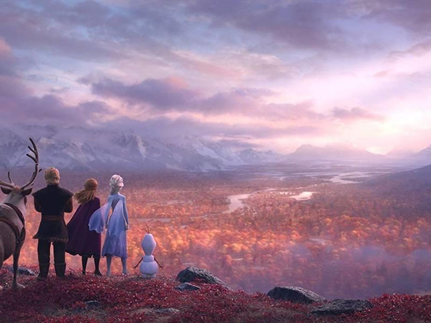 Kaader filmist "Lumekuninganna 2: Elsa ja Anna uued seiklused".