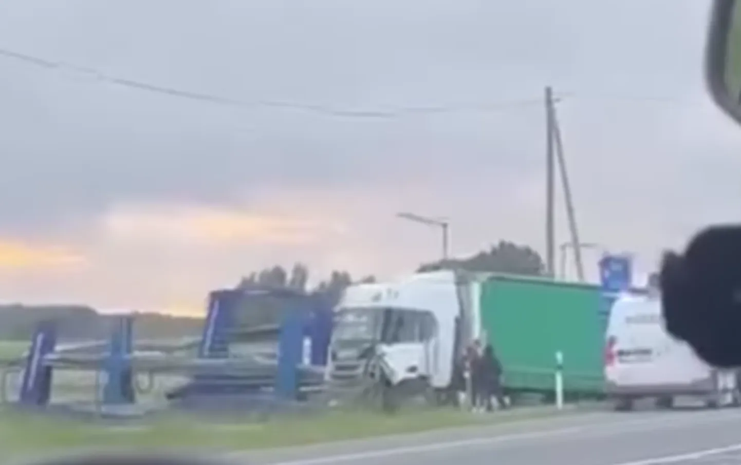 Авария в Цодской волости.