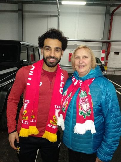 Mohamed Salah ja Luule Komissarov.