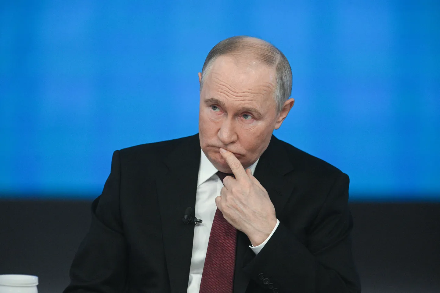 Venemaa President Vladimir Putin iga-aastasel aastalõpu pressikohtumisel 19. detsembril 2024.