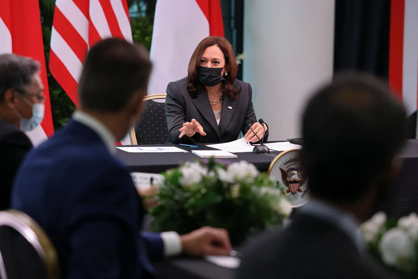 USA asepresident Kamala Harris Singapuris.