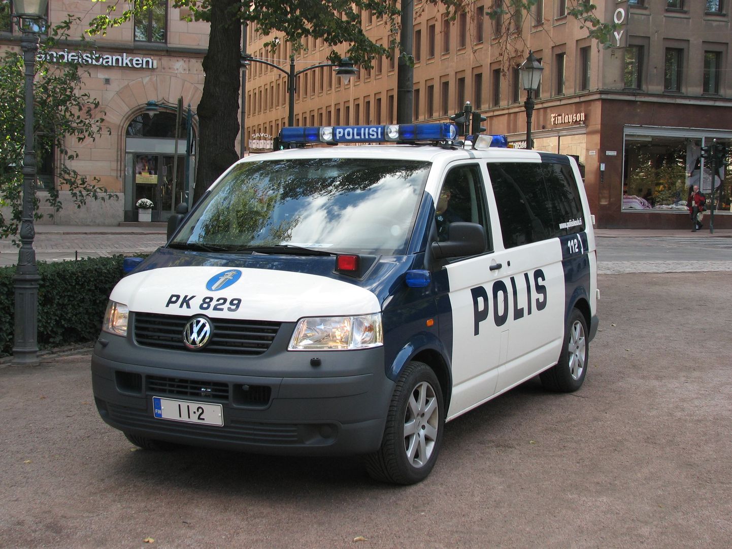 Автомобиль финской полиции.