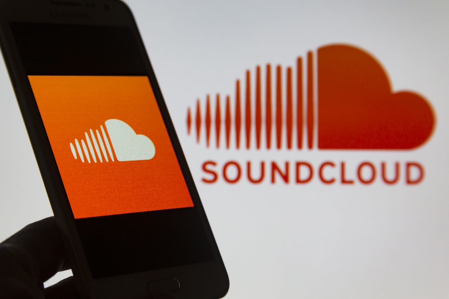 SoundCloudi mobiilirakendus.