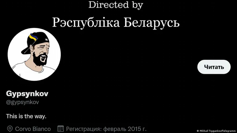 Скриншот твиттер-аккаунта Михаила Цыганкова
