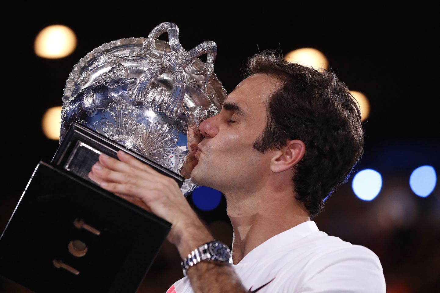 2018. gada "Australian Open" čempions - Šveices tenisists Rodžers Federers