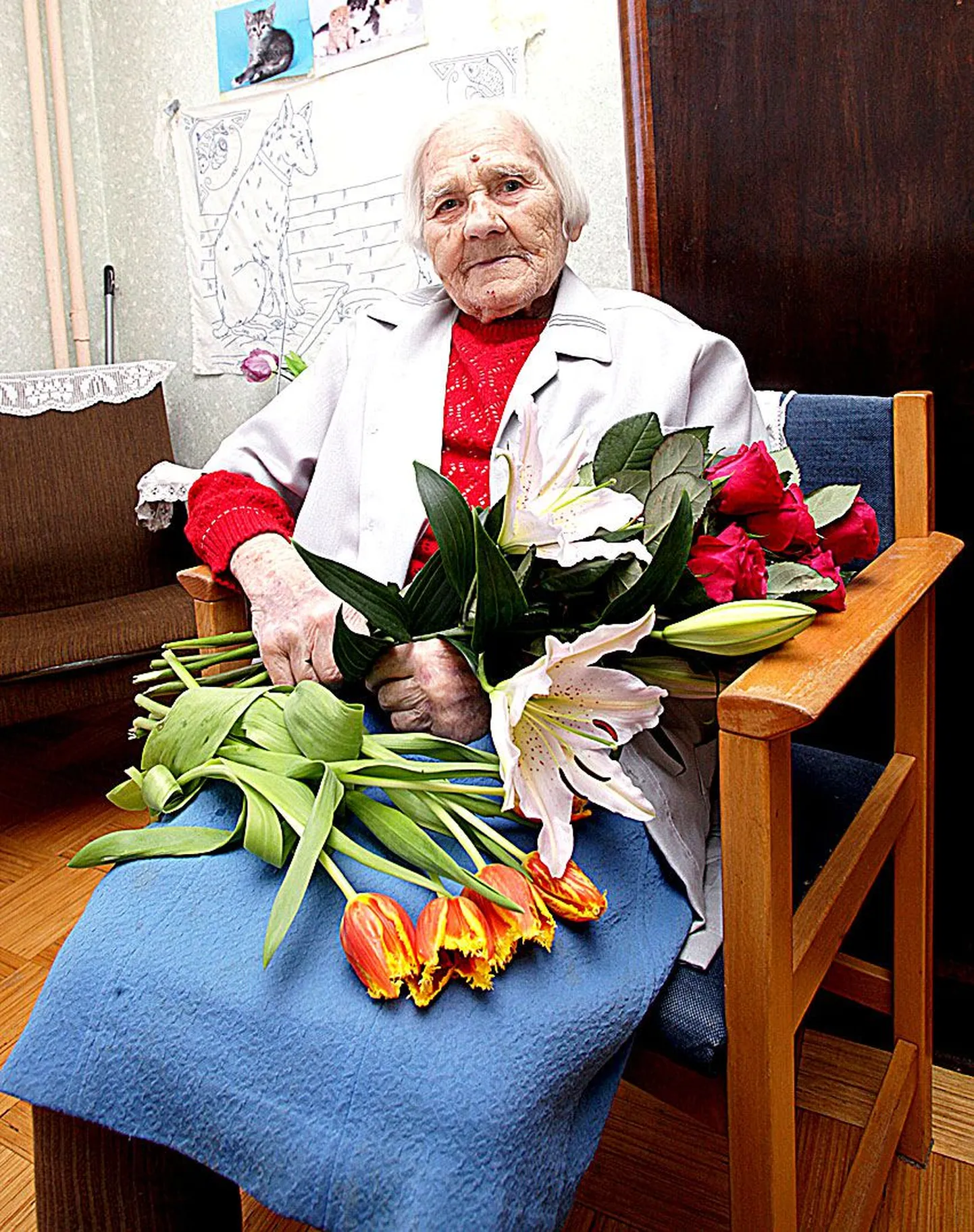 Salme Toode sai eile 103-aastaseks.