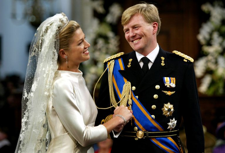 Printsess Maxima ja prints Willem-Alexander 2. veebruaril 2002 oma pulmapäeval