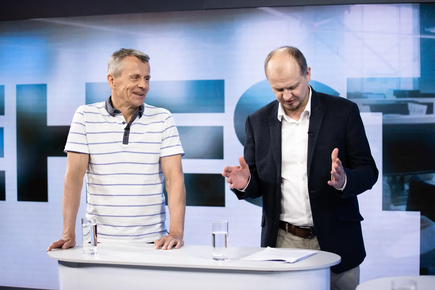 Otse Postimehest: Jürgen Ligi ja Anti Poolamets.