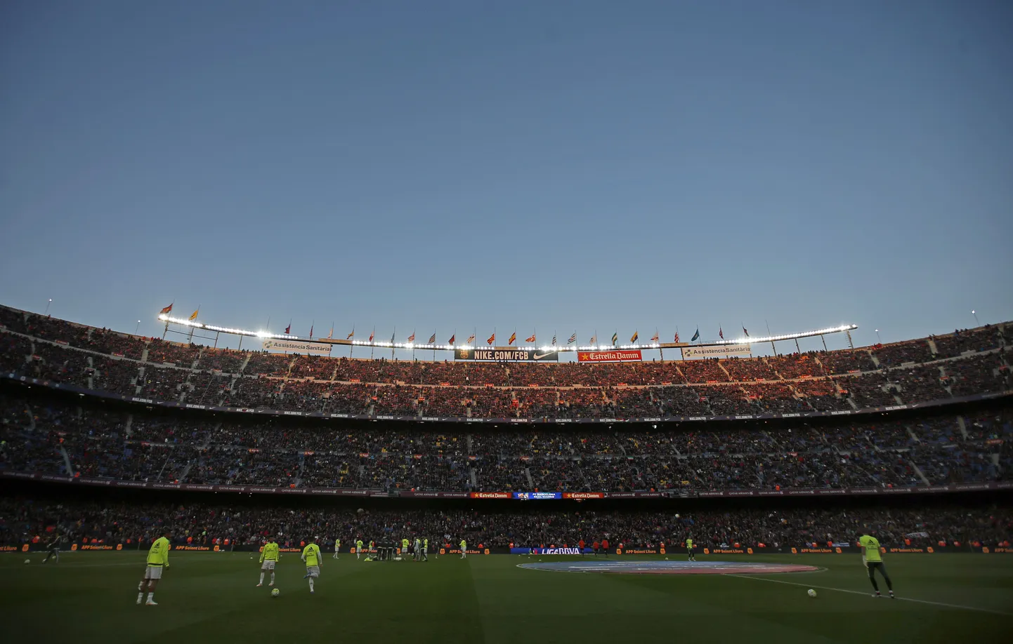 Стадион Camp Nou.