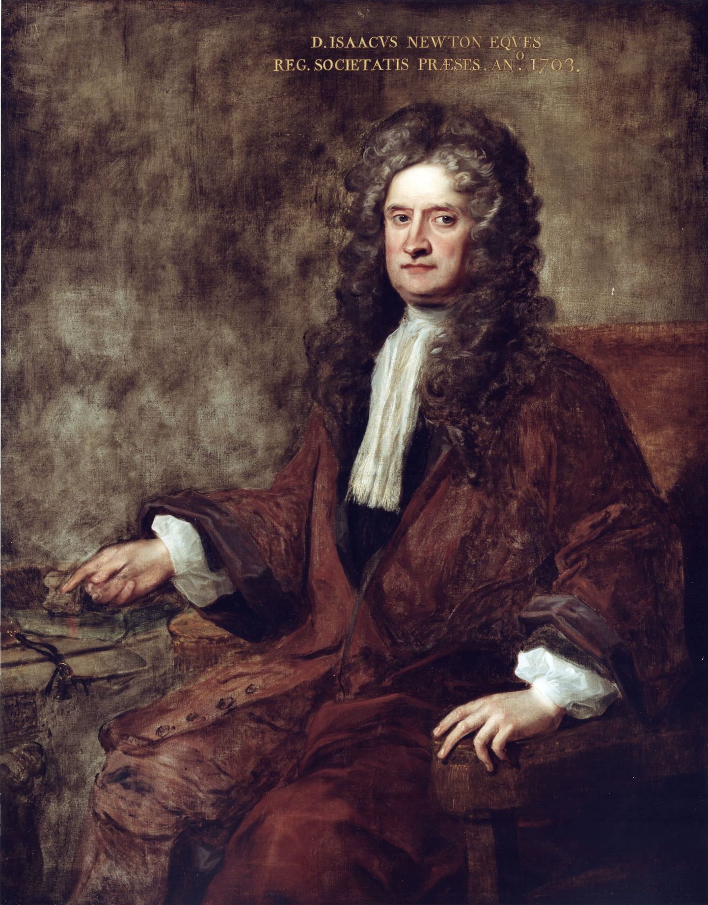 Isaac Newtonit kujutav maal 1703. aastast