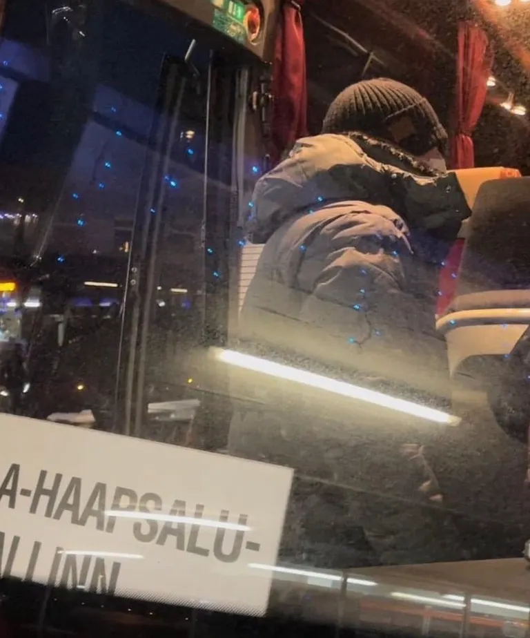 Otškalenko reede hommikul Haapsalu poole suundumas.