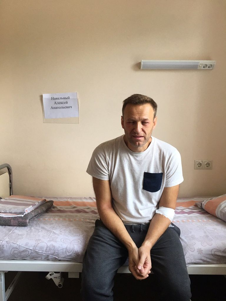 Aleksei Navalnõi Moskva 64. linnahaiglas.