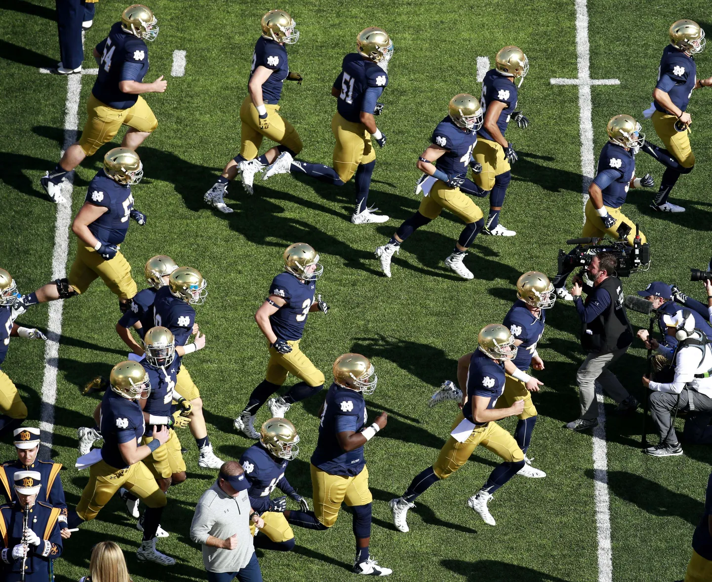 Notre Dame'i jalgpallimeeskond.