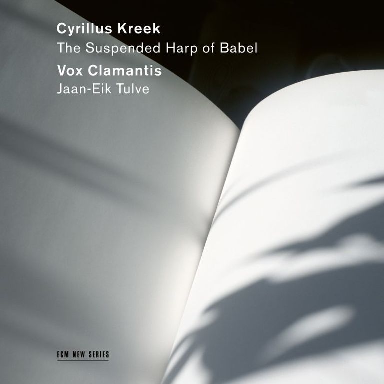 Vox Clamantise ja ECM Recordsi koostöös on valminud plaat «The Suspended Harp of Babel», kus kõlab Cyrillus Kreegi muusika.