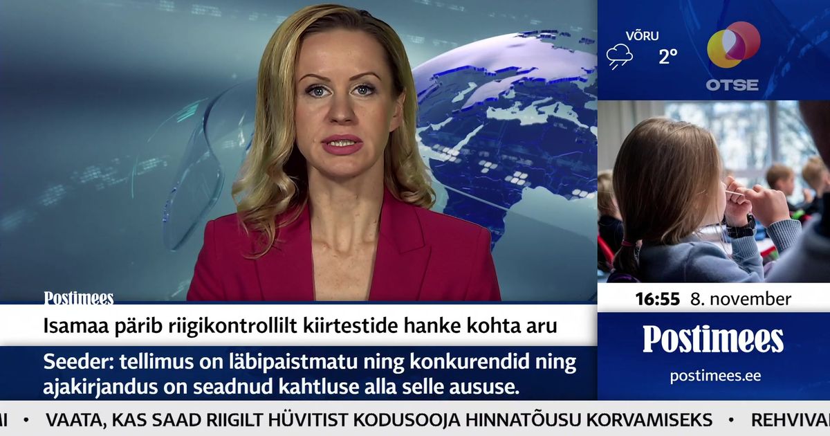 POSTIMEHE UUDISED ⟩ Isamaa pärib riigikontrollilt kiirtestide hanke kohta  aru