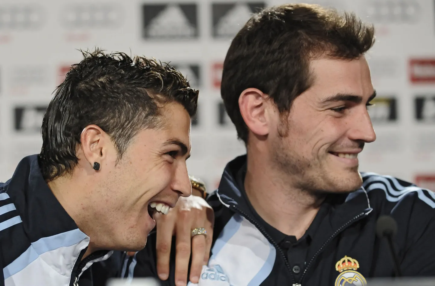 Criatiano Ronaldo (vasakul) ja Iker Casillas