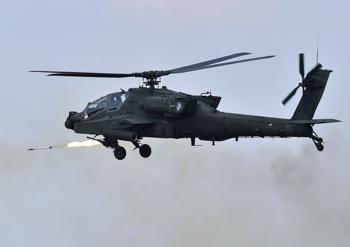 USA ründekopter AH-64 Apache.
