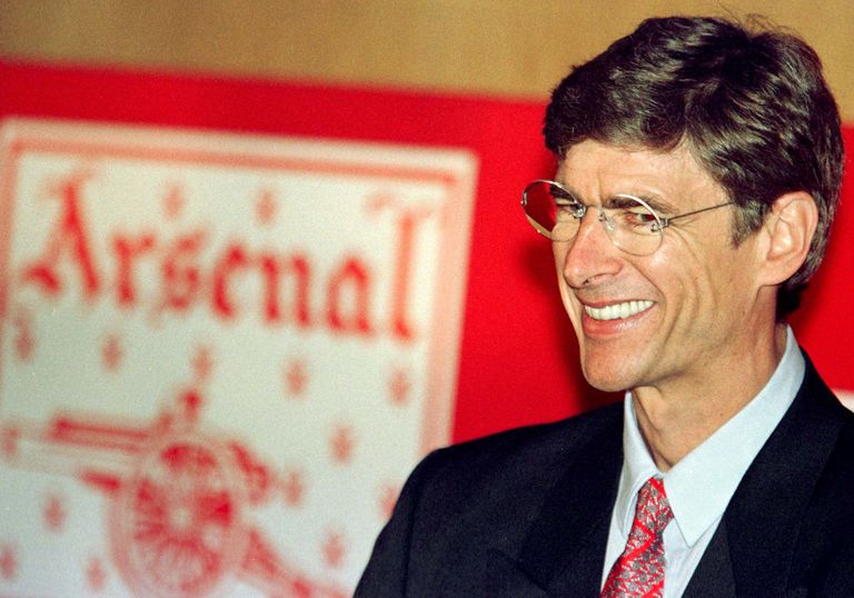 Arsene Wenger 1996. aasta 22. septembril, kui ta nimetati Londoni Arsenali peatreeneriks.