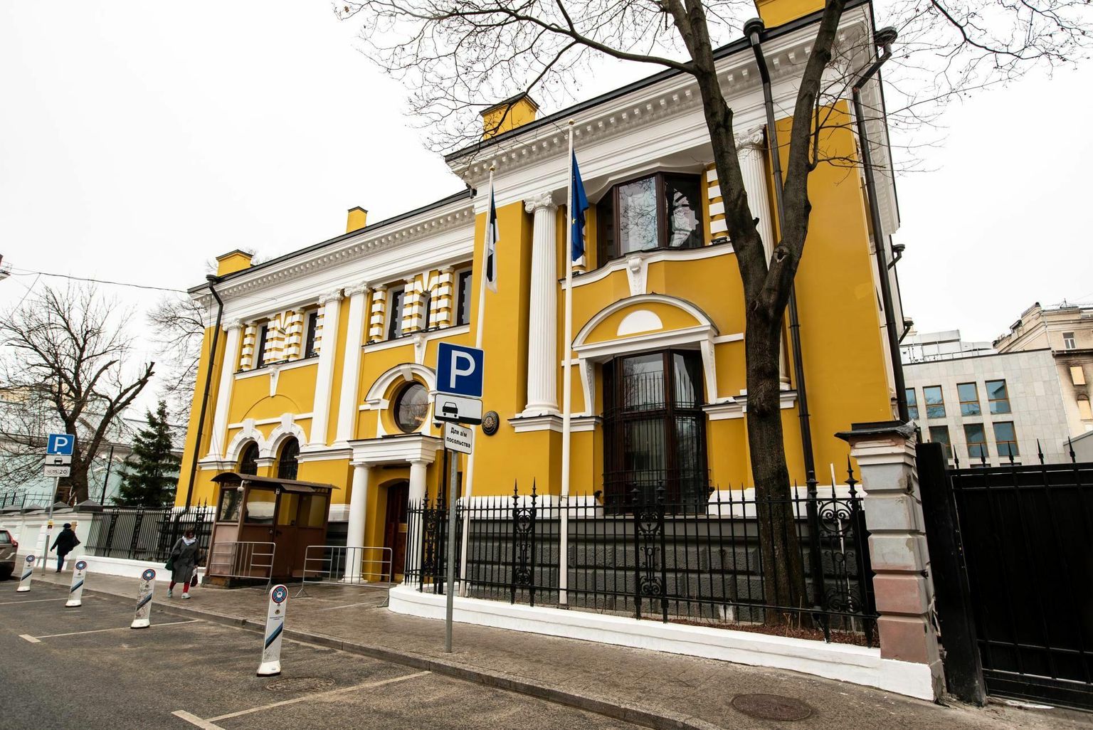 Eesti saatkonnahoone Moskvas, samas majas tegutses Eesti saatkond ka enne 1940. aastat. 