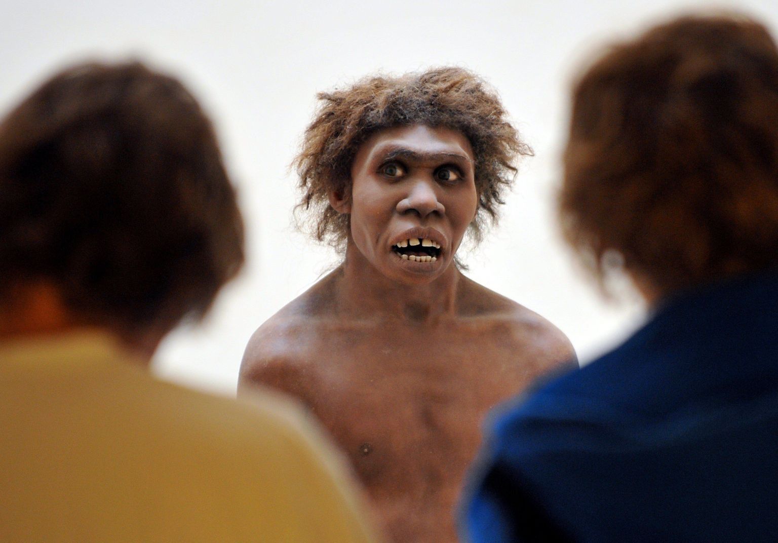 Neandertallase kuju Prantsusmaa Dordogne`i eelajaloo muuseumis