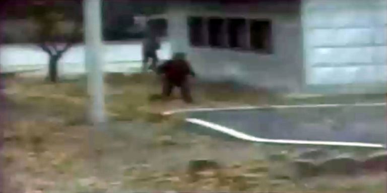 Turvakaamera kaader Põhja-Korea sõduri põgenemisest