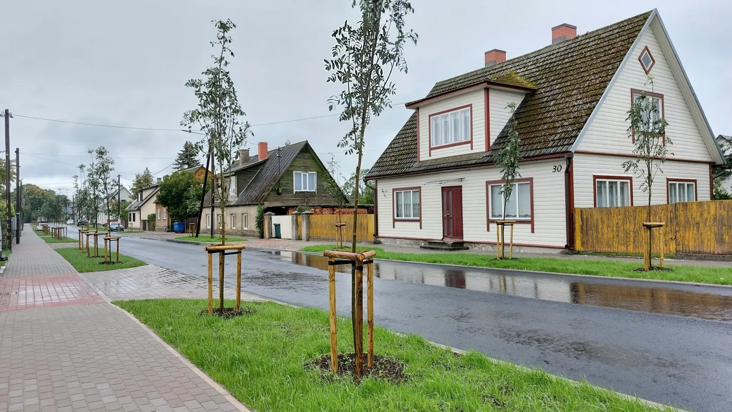 Uuenenud Malmi tänav.