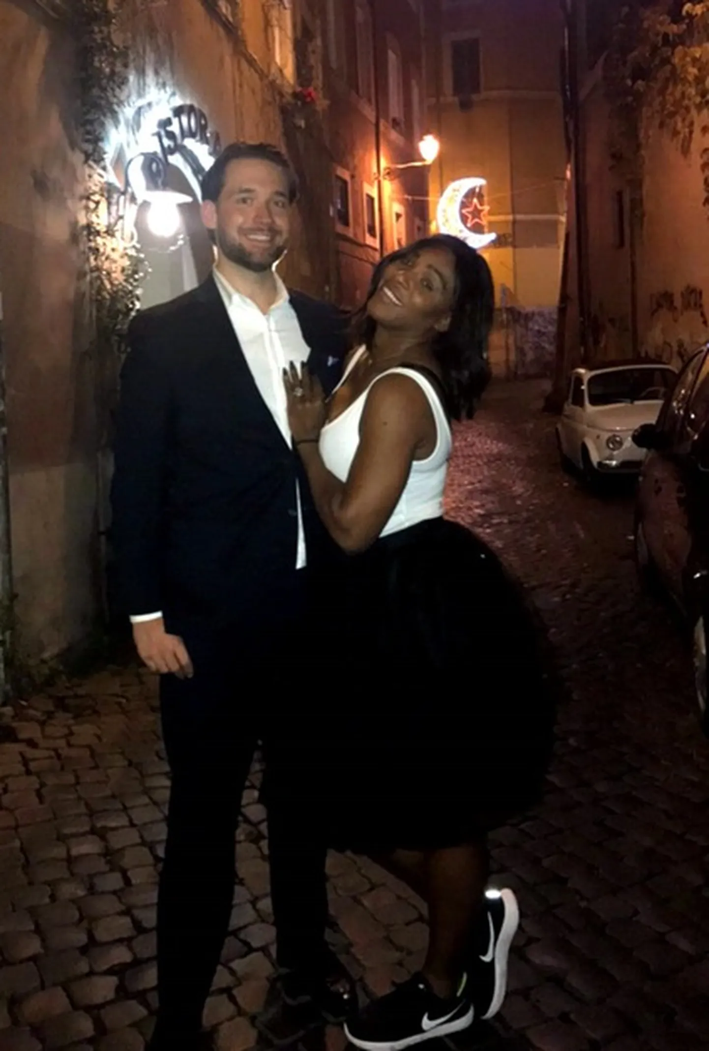 Serena Williams kihlatu Alexis Ohanianiga