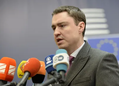 Taavi Rõivas täna Brüsselis. Foto: Scanpix