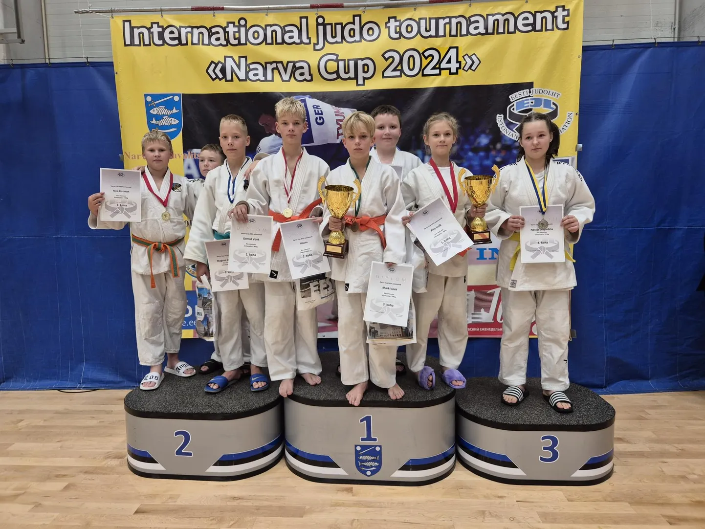 Noored Rakvere judokad said ühtekokku seitse medalit.