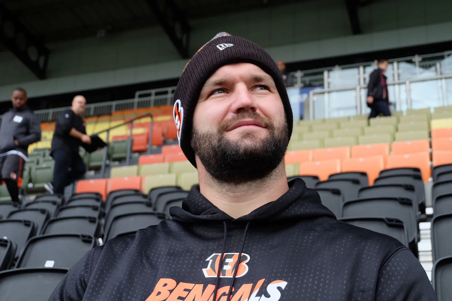 Margus Hunt enne matši Washington Redskinsiga