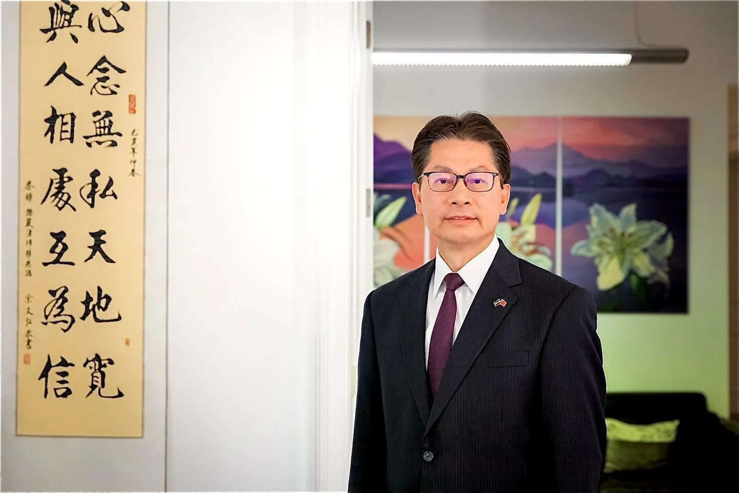 Taiwani esindaja Lätis ja Eestis Andrew Hsien-chang Lee.